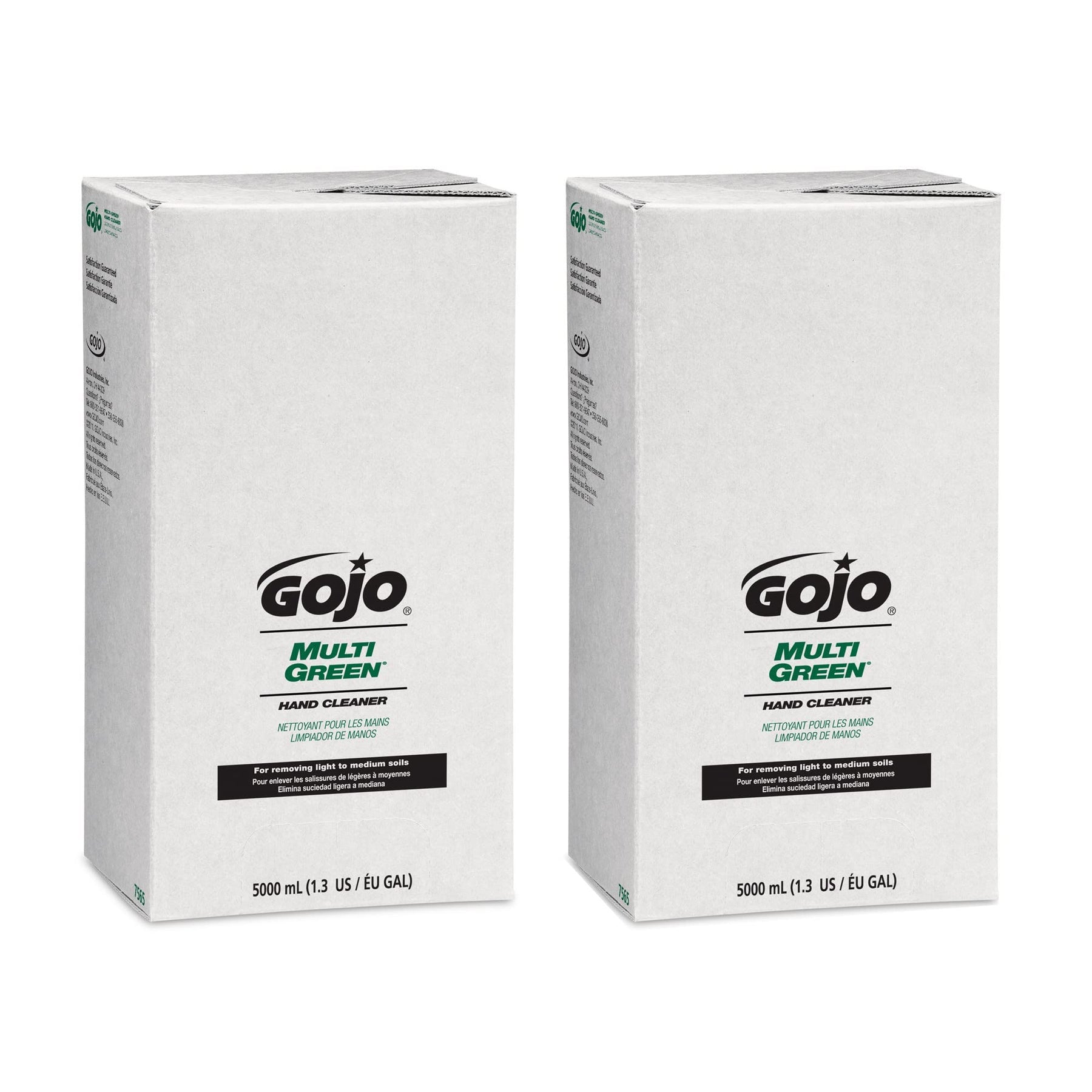 GOJO PRO TDX MULTI GREEN Hand Cleaner Refill, Citrus, 2ct x 5000mL -7565-02