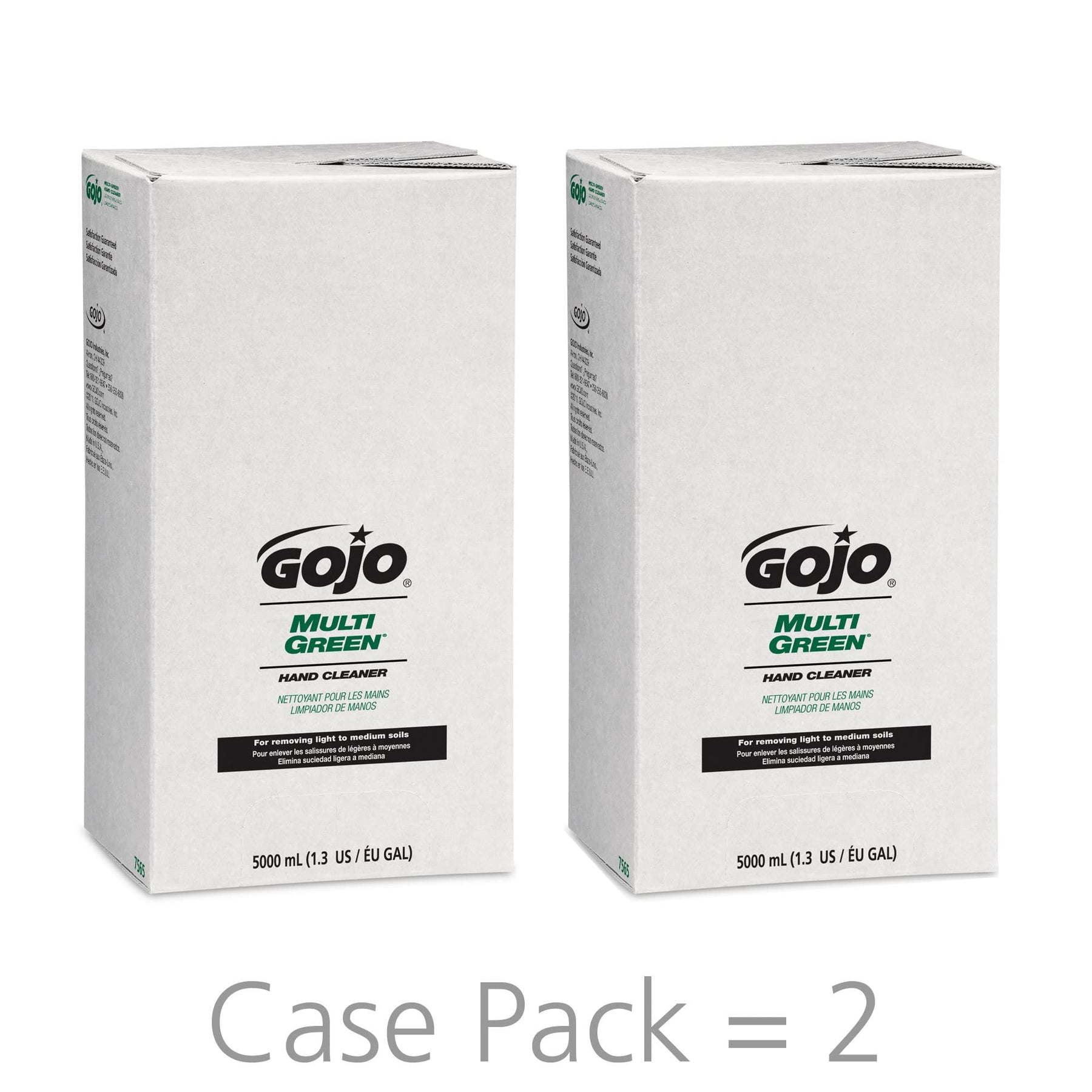 GOJO PRO TDX MULTI GREEN Hand Cleaner Refill, Citrus, 2ct x 5000mL -7565-02 view 3
