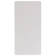 Flash Furniture Kathryn 4-Foot Granite White Plastic Folding Table view 5