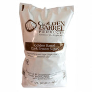 Golden Barrel Dark Brown Sugar, 50 lb Bulk Size, Rich Molasses Cane Sugar for Baking, Sauces & Food Service