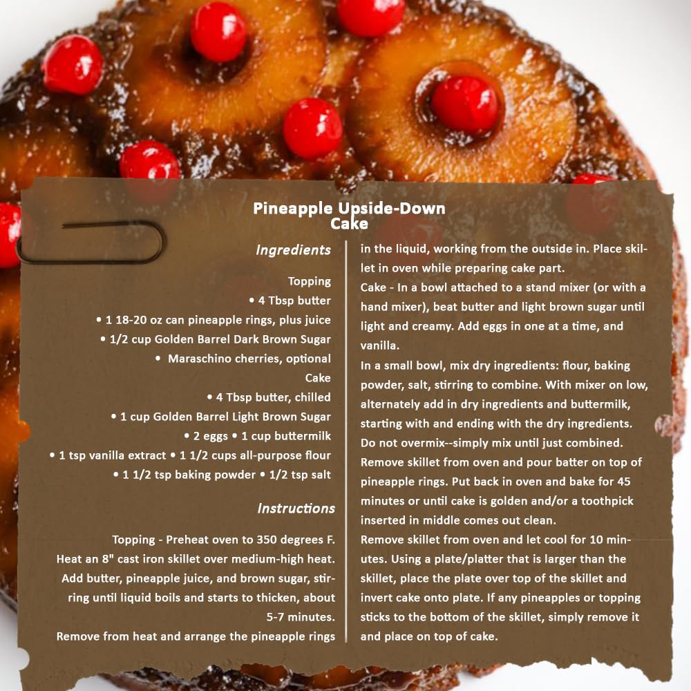 Golden Barrel Dark Brown Sugar, 50 lb Bulk Size, Rich Molasses Cane Sugar for Baking, Sauces & Food Service view 4