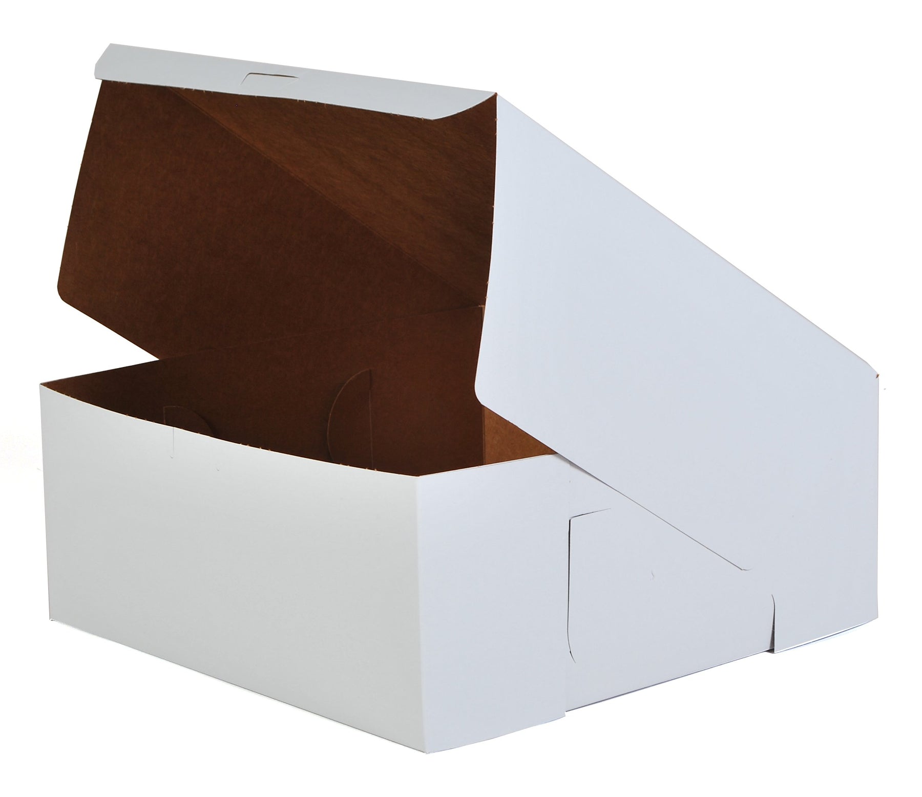SCT White One-Piece Non-Window Bakery Boxes, 12 x 12 x 5, White, Paper, 100/Carton view 4