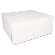 SCT White One-Piece Non-Window Bakery Boxes, 14 x 14 x 6, White, Paper, 50/Carton view 4