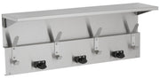 BOBRICK 239X34 Stainless Steel Shelf with Mop and Broom Holders and Hooks, Satin Finish, 34" Length, 13" Height view 2