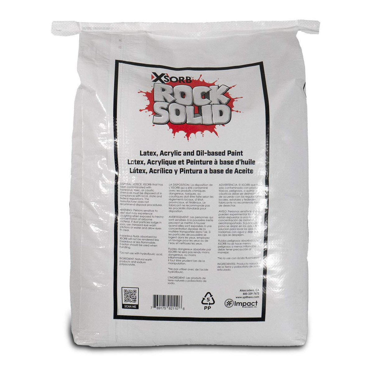 Xsorb Rock Solid Paint Hardener, 23 lb. Bag view 2