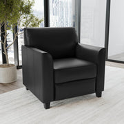 Flash Furniture Hercules LeatherSoft Chair, Black view 2