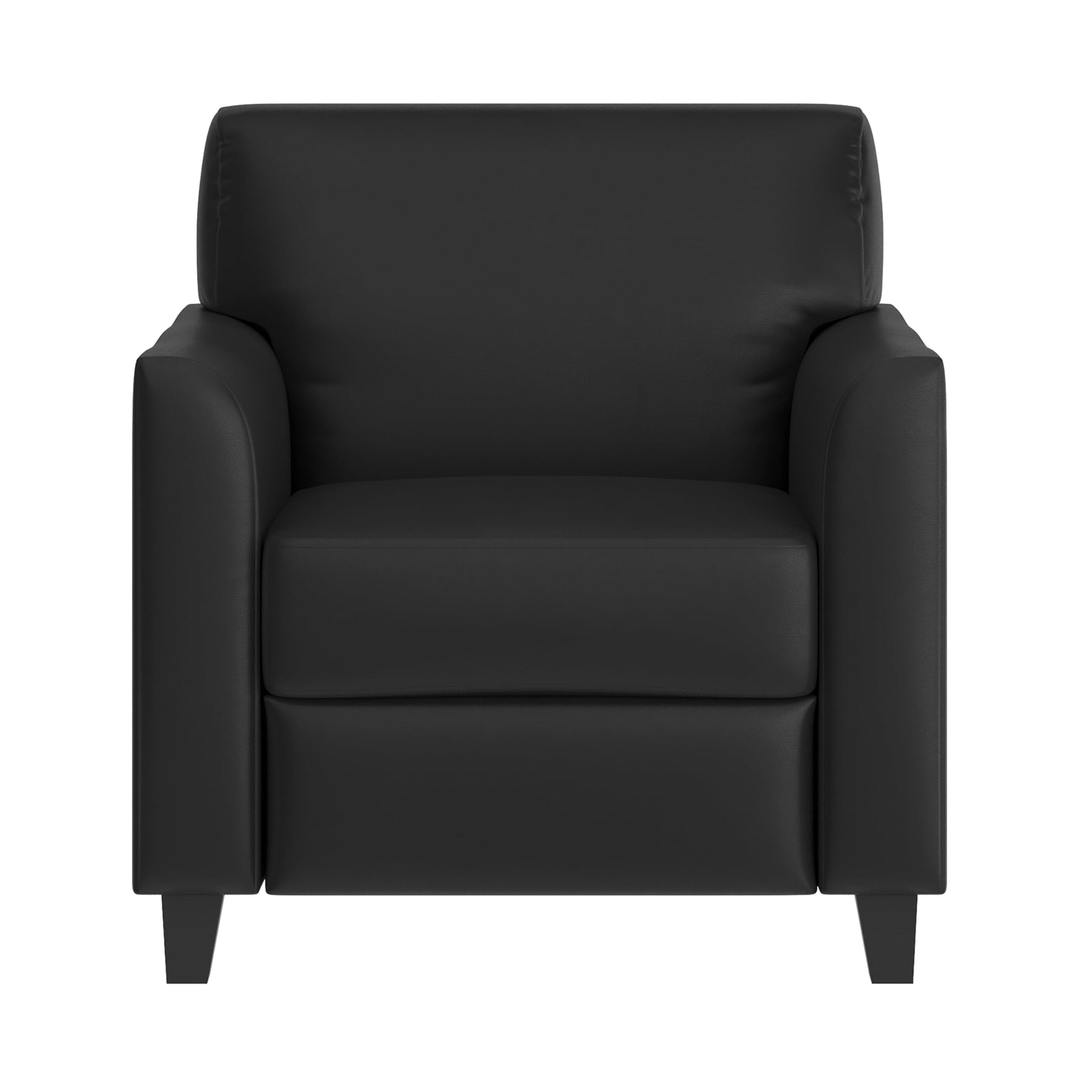Flash Furniture Hercules LeatherSoft Chair, Black view 7