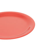 Thunder Group Color orange melamine dinnerware collection 6.5 inch narrow rim round plate, comes in dozen view 3