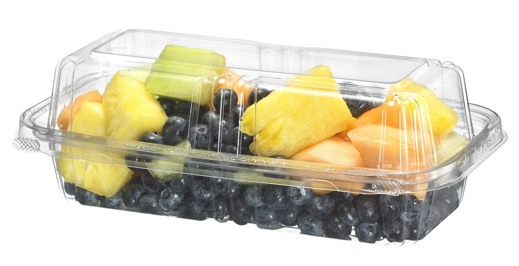 Inline Plastics Safe-T-Fresh Grab and Go Food Container, Clear Plastic, Safe-T-Guard Tear Strip Lock Lid, 150 Pack view 3
