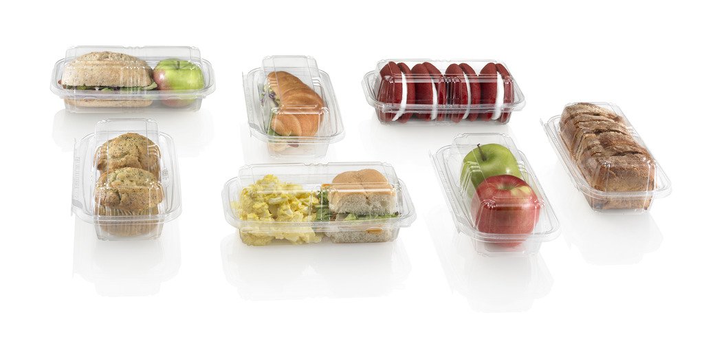 Inline Plastics Safe-T-Fresh Grab and Go Food Container, Clear Plastic, Safe-T-Guard Tear Strip Lock Lid, 150 Pack view 5