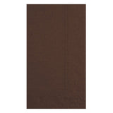 Hoffmaster 180554 Dinner Napkin, Regal Embossed, 2-Ply, 1/8 Fold, 17" Length x 15" Width, Chocolate (8 Packs of 125)
