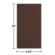 Hoffmaster 180554 Dinner Napkin, Regal Embossed, 2-Ply, 1/8 Fold, 17" Length x 15" Width, Chocolate (8 Packs of 125) view 2