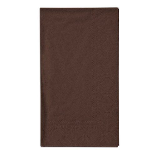 Hoffmaster 180554 Dinner Napkin, Regal Embossed, 2-Ply, 1/8 Fold, 17" Length x 15" Width, Chocolate (8 Packs of 125) view 3