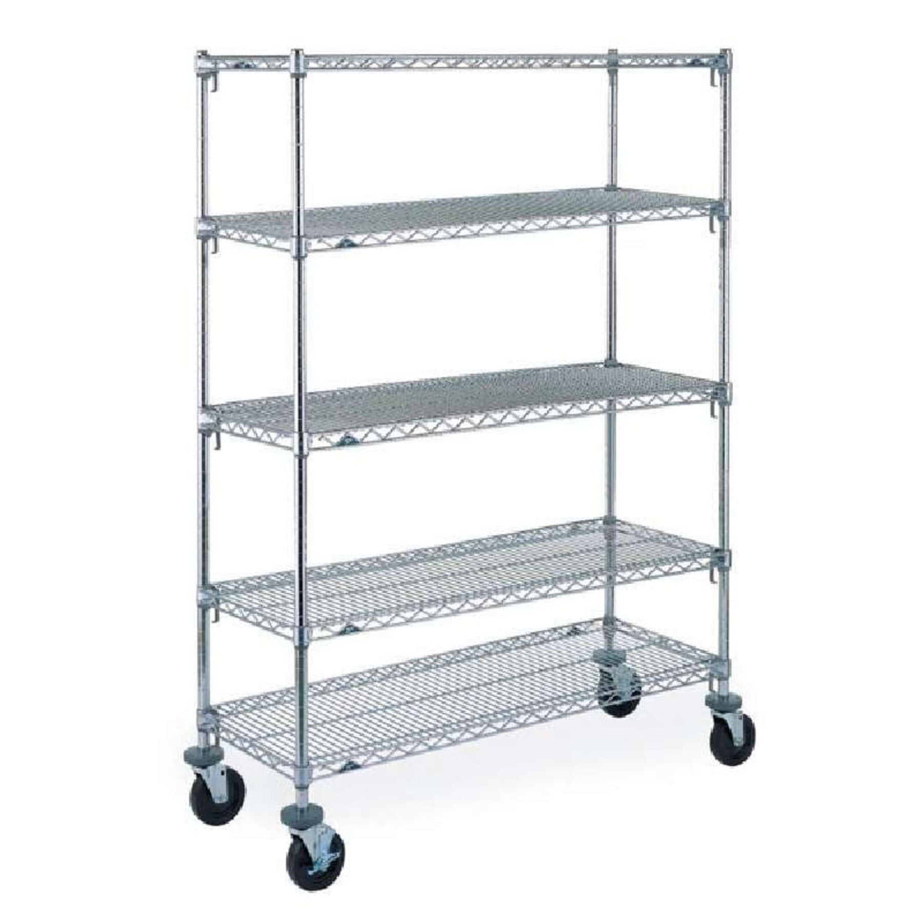 METRO (InterMetro/Ali - 5A577C 5A577C Adjustable Super Erecta 5-Shelf Starter Unit, Chrome, 24x72x74, (Each