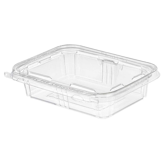 Inline Plastics Safe T Fresh Clear Tear Strip Deli Tub, 20 Ounce - 200 per case.