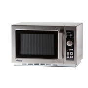 AMANA RCS10DSE Medium-Duty Microwave Oven, 1000W, Countertop, 20 lbs, Stainless Steel
