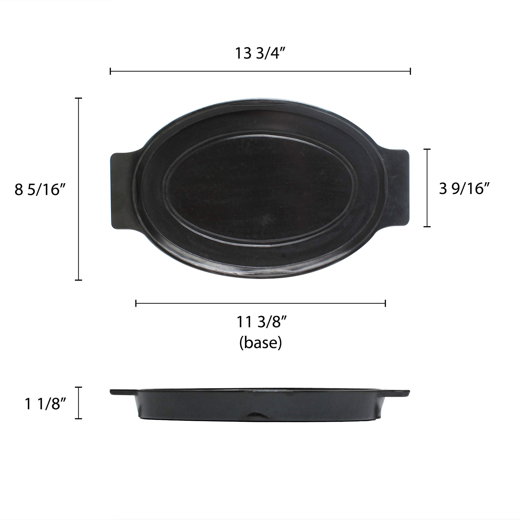 Thunder Group Oval Bakelite Underliner for Sizzling Platter view 2