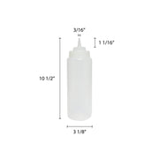 Thunder Group Squeeze Bottle, 32-Ounce, Clear view 2