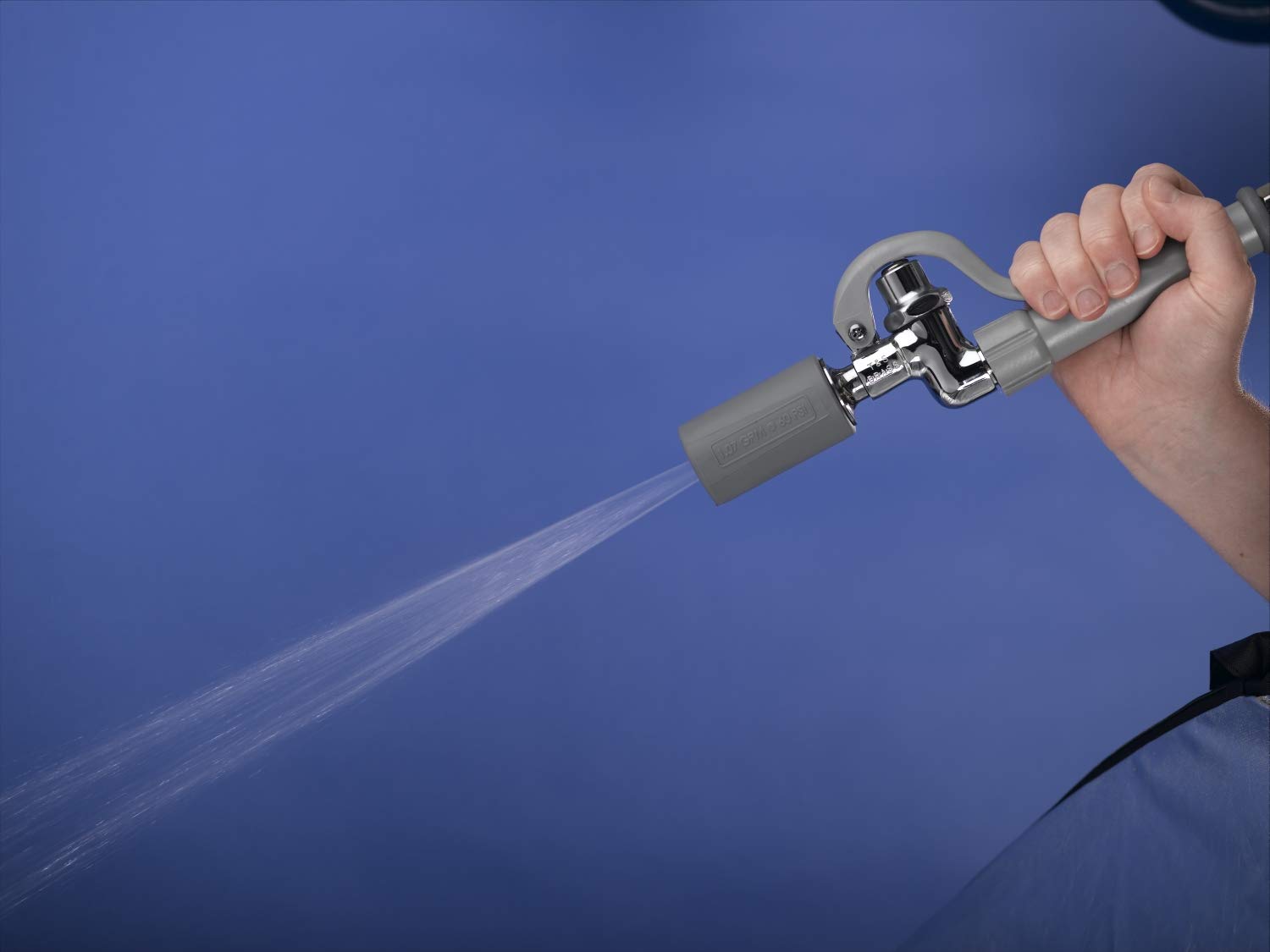 T&S Brass B-0107-J Low Flow Spray Valve for use in commercial kitchens. Pre Rinse Commercial Faucet Sprayer meets new DOE requirements with 1.07 GPM flow rate view 2
