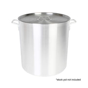 Restaurant Essentials 100 quart Aluminum stock pot lid, comes in each view 5