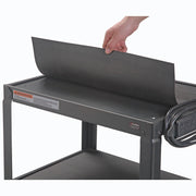 Global Industrial Steel Audio Visual & Instrument Cart - Black view 7