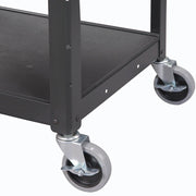 Global Industrial Steel Audio Visual & Instrument Cart - Black view 8