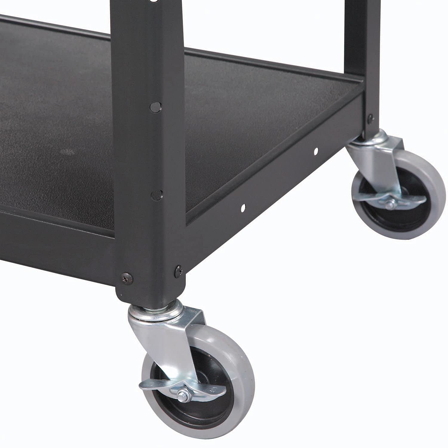 Global Industrial Steel Audio Visual & Instrument Cart - Black view 8