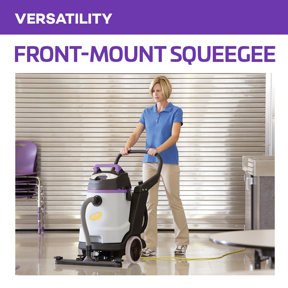 ProTeam Wet Dry Vacuums, ProGuard 15, 15-Gallon Commercial Wet Dry Vacuum Cleaner with Tool Kit and Front Mount Squeegee view 4