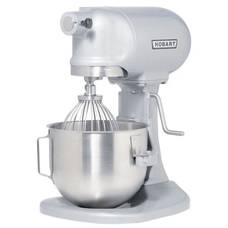Hobart N50-60 5 Quart Commercial Countertop Planetary Stand Mixer, Heavy Duty, 3 Speeds, Gray