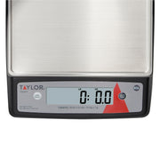 Taylor TE22FT 22-Pound Digital Portion Control Scale, Food Scale for Precise Weight Measuring and Portion Control, Tare and Hold Function, NSF, Stainless Steel Platform view 4