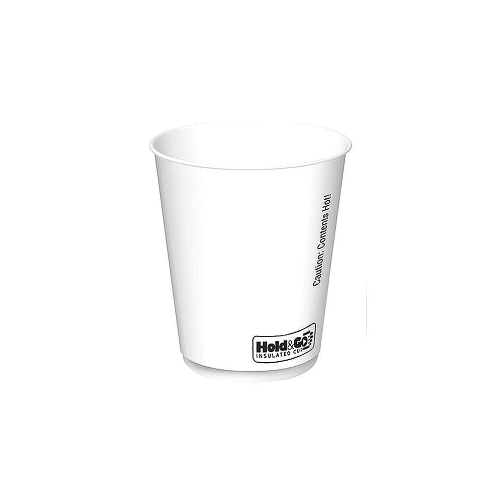 International Paper SDR-12-CB Polyethylene Coated Hold&Go Paper Insulated Hot Cup, 12-Ounce, Carte Blanc (20 Packs of 30)