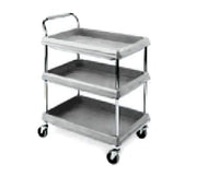 Metro BC2030-3DG Bc Series Gray Deep Ledge 21 X 33 In. 3-Shelf Utility Cart - Intermetro-BC2030-3DG