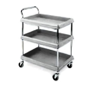 Metro BC2030-3DG Bc Series Gray Deep Ledge 21 X 33 In. 3-Shelf Utility Cart - Intermetro-BC2030-3DG
