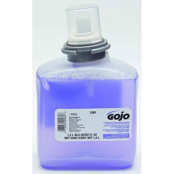 Gojo Hand Soap, Antibacterial, Foam, 1200 ml, Fruit Fragance, PK2 5362-02 - 1 Each view 3