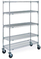 Metro (InterMetro) / Ali - 5A566EC - Metro 5A566EC Super Erecta 5-Shelf Super Adjust Stem Caster Cart, Poly Casters,
