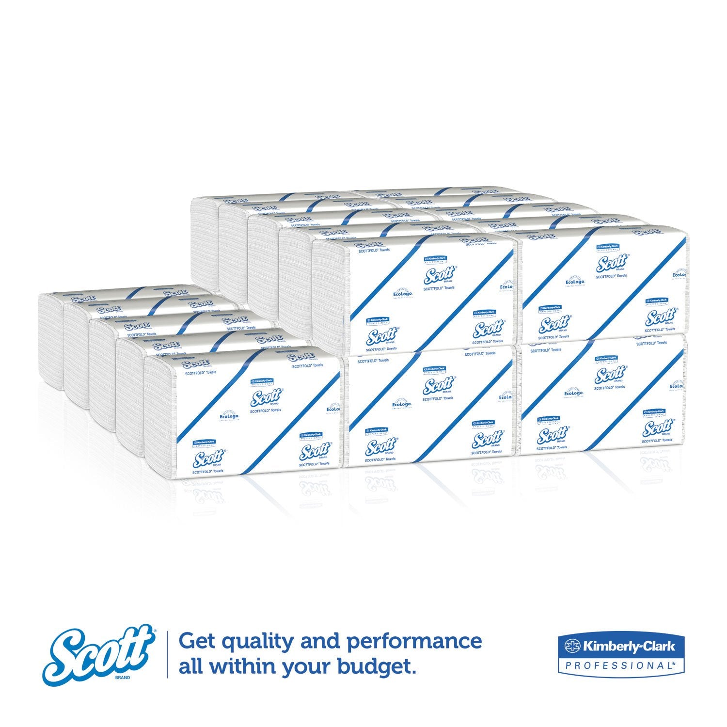 Scottfold M Towels, 8-1/8 x 12-1/2, White, 175 Towels/Pack, 25 Packs/CT view 6