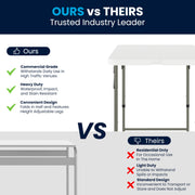 Flash Furniture 4-Foot Bi-Fold Granite White Plastic Folding Table view 5