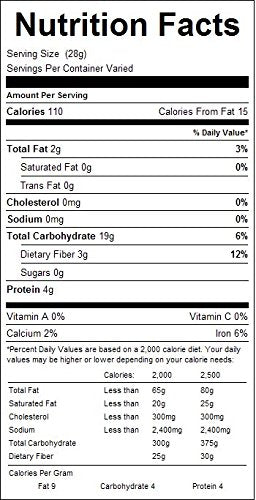 Kauffman's Fruit Farm Bulk Whole Oat Flour, 50 Lb. Bag view 4