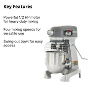 Hobart HL120-1STD Legacy Planetary Mixer, 12 Qt view 3