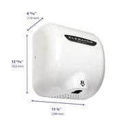 XLERATOR XL-BW Automatic High Speed Hand Dryer with White Thermoset (BMC)Cover and 1.1 Noise Reduction Nozzle, 12.5 A, 110/120 V view 3