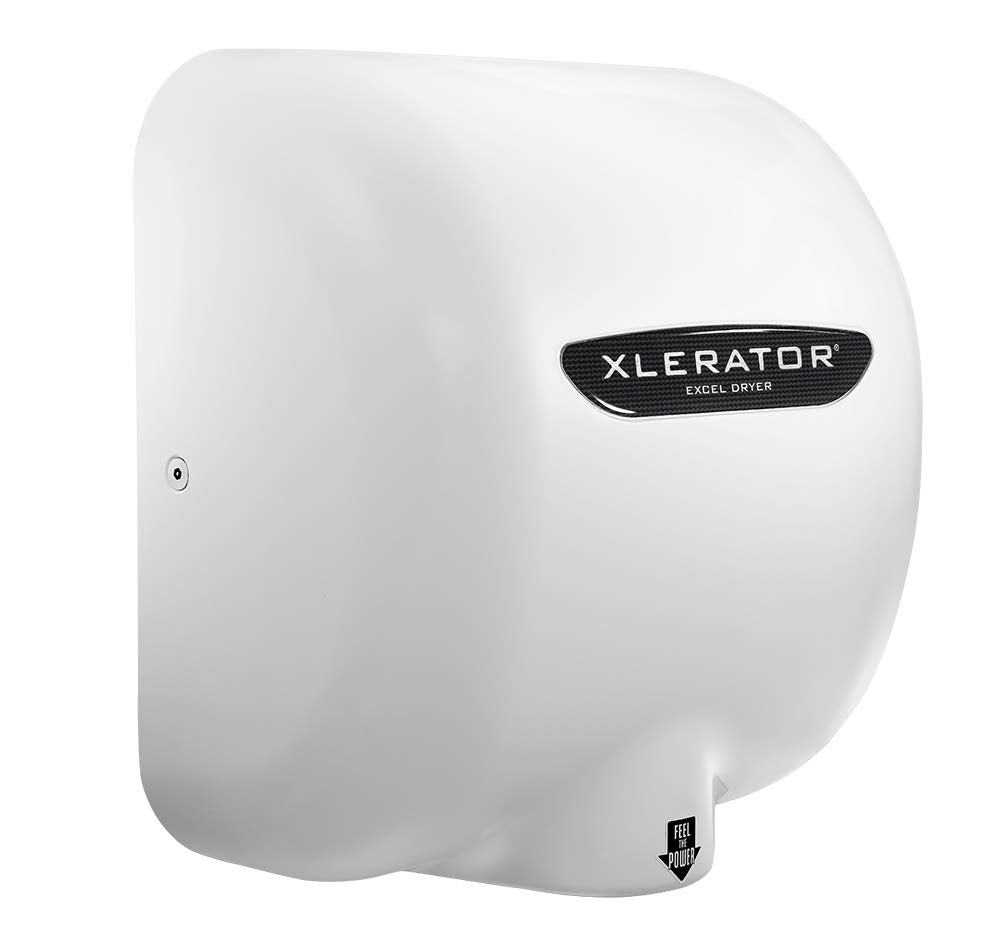 XLERATOR XL-BW Automatic High Speed Hand Dryer with White Thermoset (BMC)Cover and 1.1 Noise Reduction Nozzle, 12.5 A, 110/120 V view 4