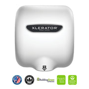 XLERATOR XL-BW Automatic High Speed Hand Dryer with White Thermoset (BMC)Cover and 1.1 Noise Reduction Nozzle, 12.5 A, 110/120 V view 6