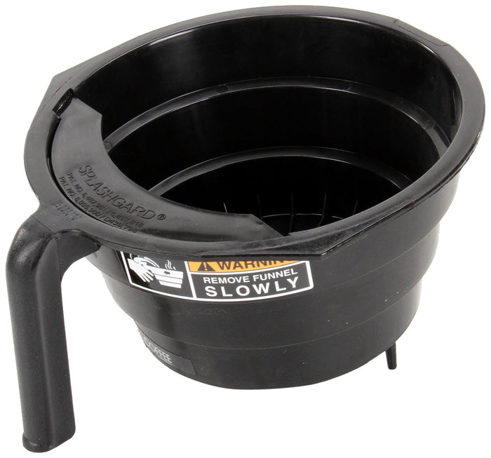 Bunn 03021.0008 Funnel Assembly, Black-Center Outlet