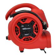 XPOWER P-230AT Mini Mighty 1/4 HP 925 CFM Centrifugal Air Mover, Carpet Dryer, Floor Fan, Blower, Stackable, Daisy Chain, for Water Damage Restoration, Janitorial, Plumbing, Home Use, Red view 3