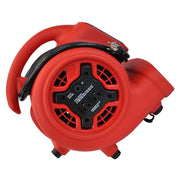XPOWER P-230AT Mini Mighty 1/4 HP 925 CFM Centrifugal Air Mover, Carpet Dryer, Floor Fan, Blower, Stackable, Daisy Chain, for Water Damage Restoration, Janitorial, Plumbing, Home Use, Red view 4
