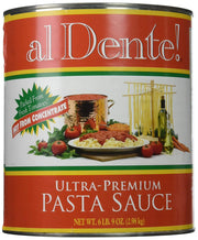 Al Dente Pasta Sauce, #10 Pack of 6