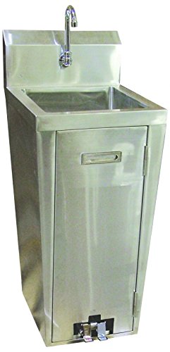 Omcan Pedestal Sink with Foot Valve & Faucet