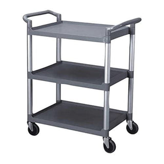 Thunder Group PLBC3316G Bus Cart 3 Tier Gray (1 Each)