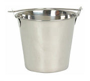 Thunder Group SLPAL013, 13-Quart Utility Pail with Swing Handle, Stainless Steel Ice Bucket, Set of 12