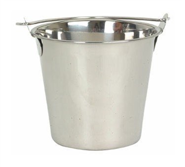 Thunder Group SLPAL013, 13-Quart Utility Pail with Swing Handle, Stainless Steel Ice Bucket, Set of 12